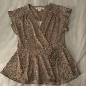 Monteau Wrap Top with Ruffle Sleeves 🪷